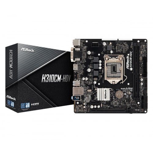 Asrock H310CM-HDV Intel® H310 LGA 1151 (Presa...