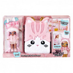 Na! Na! Na! Surprise 3-in-1 Backpack Bedroom Series 3 Playset- Pink Kitty
