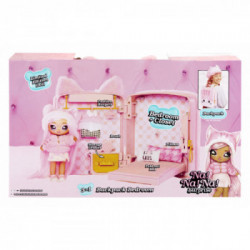 Na! Na! Na! Surprise 3-in-1 Backpack Bedroom Series 3 Playset- Pink Kitty