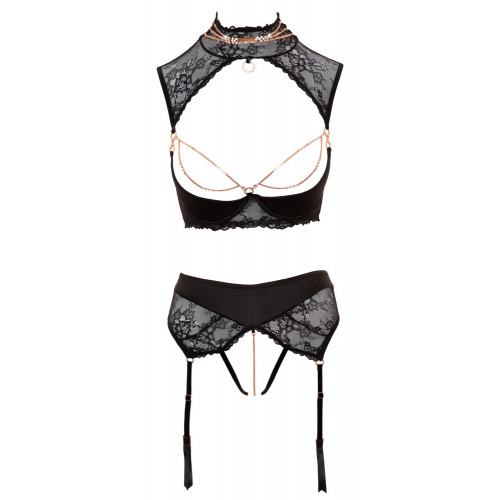 Abierta Fina Shelf Bra Set 85B/L - Reggiseno...