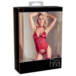 Abierta Fina Basque Red XL - Corsetto Basque