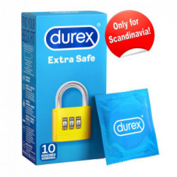 Durex Extra Safe - Preservativi Extra Sicuri, Confezione da 10 