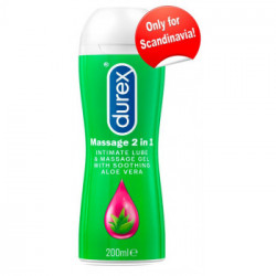 Durex Play Aloe Vera 2in1 - Gel Lubrificante, Aloe, 200 ml