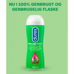 Durex Play Aloe Vera 2in1 - Gel Lubrificante, Aloe, 200 ml