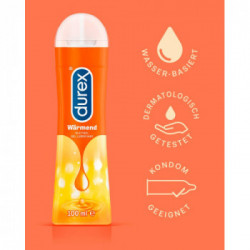 Durex Play Warming HOT - Gel Lubrificante, Riscaldante, 100 ml