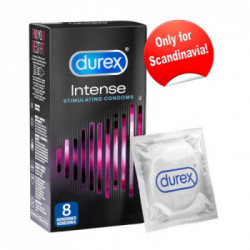 Durex Intense - Preservativi Stimolanti per Lei, Confezione da 8
