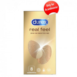 Durex RealFeel - Preservativi Antiallergici al Lattice, Confezione da 8