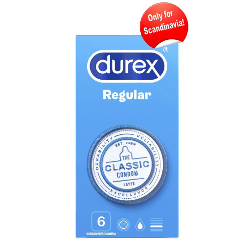 Durex Regular - Preservativi Classici,...