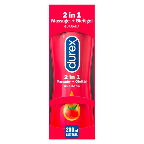 Durex Massage 2in1 - Gel Lubrificante, Guarana,...
