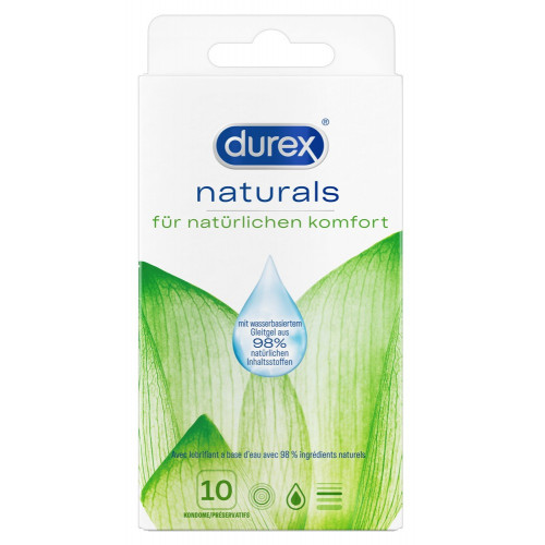 Durex Naturals - Preservativi 98% Naturali,...