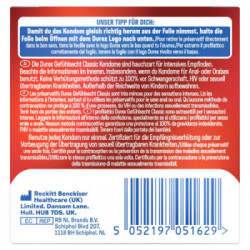 Durex Contatto Gefühlsecht Classic - Preservativi Confezione da 3