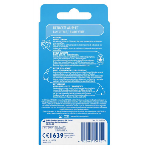 Durex Love - Preservativi Confezione da 8