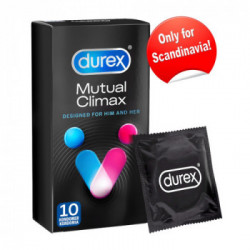 Durex Mutual Climax - Preservativi Con Borchie, Confezione da 10