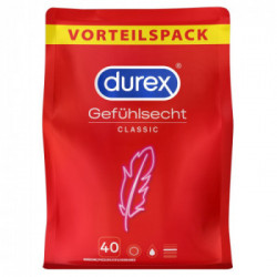 Durex Contatto Gefühlsecht Classic - Preservativi Confezione da 40