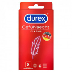 Durex Contatto Gefühlsecht Classic - Preservativi Confezione da 8