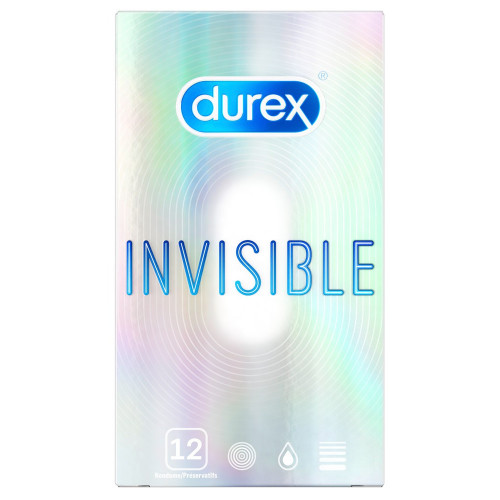Durex Invisible - Preservativi Ultrasottili,...