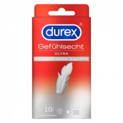 Durex Contatto Gefühlsecht Ultra - Preservativi , Confezione da 10