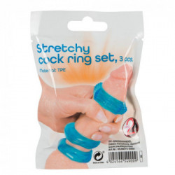 You2Toys Stretchy Cock Ring Set 3 pcs - Anello per il Pene