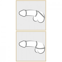 You2Toys Metallic Silicone Cock ring se - Anello per il Pene