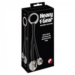 You2Toys Heavy gear cock ring&ass plugs - Anello per il Pene