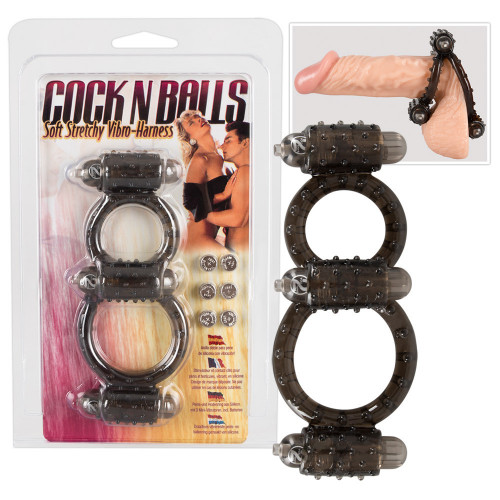 You2Toys Cock'n balls vibro harness - Anello...