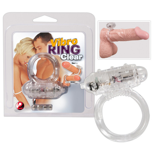 You2Toys Vibro ring Clear Silicone - Anello per...