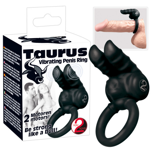 You2Toys Taurus Cock Ring black - Anello per il...