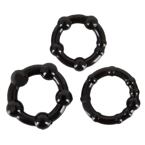 You2Toys Cock Rings Set "Get Hard" schw -...
