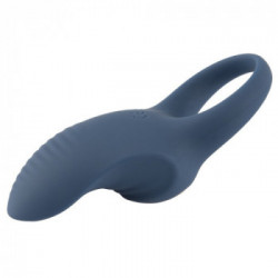 Blue Line Vibrating Cock Ring rechargeab - Anello per il Pene