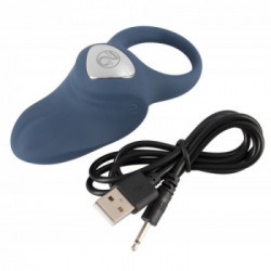 Blue Line Vibrating Cock Ring rechargeab - Anello per il Pene