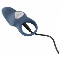 Blue Line Vibrating Cock Ring rechargeab - Anello per il Pene