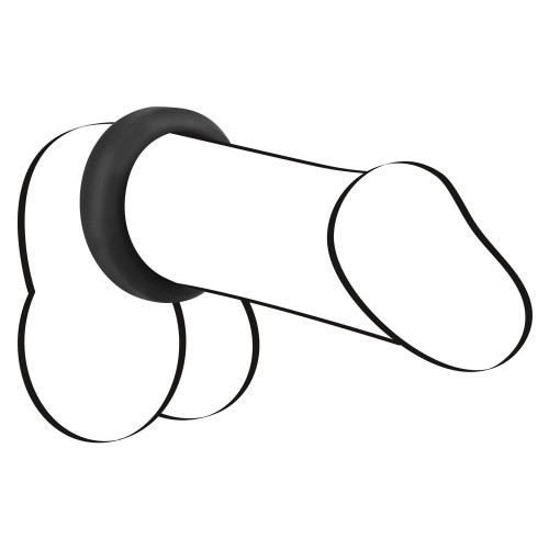 Black Velvets Cock Ring 3.8 cm - Anello per il...
