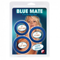 You2Toys 3 blue silicone rings - Anello per il Pene