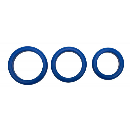 You2Toys 3 blue silicone rings - Anello per il...