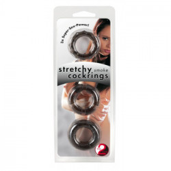 You2Toys Stretchy Cock Rings smoke - Anello per il Pene