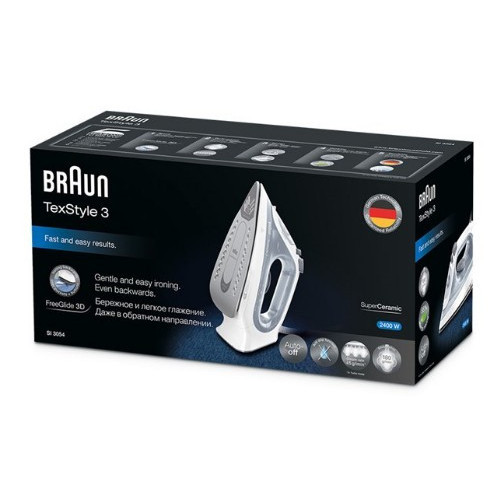 Braun SI 3054 Ferro a vapore Ceramica Grigio...