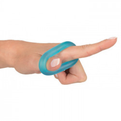 You2Toys Stretchy Cockring Frosted Blue - Anello per il Pene