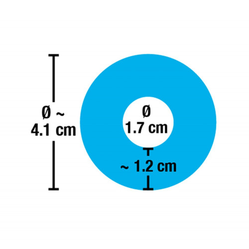 You2Toys Stretchy Cockring Frosted Blue -...