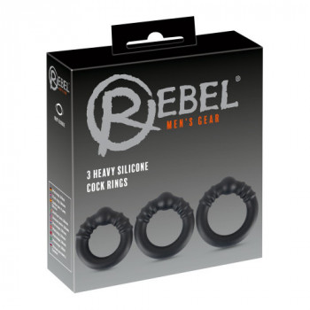 Rebel Silicone Steel Rings...