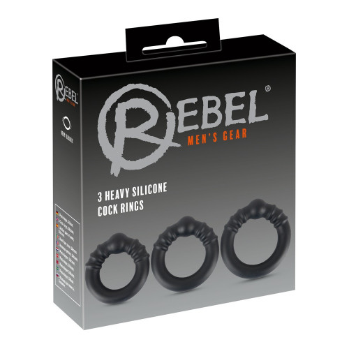 Rebel Silicone Steel Rings - Anello per il Pene