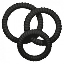 You2Toys Lust 3 Cock Rings black - Anello per il Pene