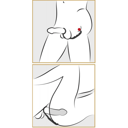 You2Toys Cock Ring P-spot black - Anello per il...