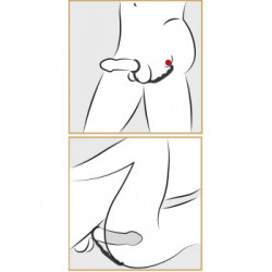 You2Toys Cock Ring P-spot black - Anello per il Pene