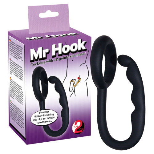 You2Toys Cock Ring P-spot black - Anello per il...