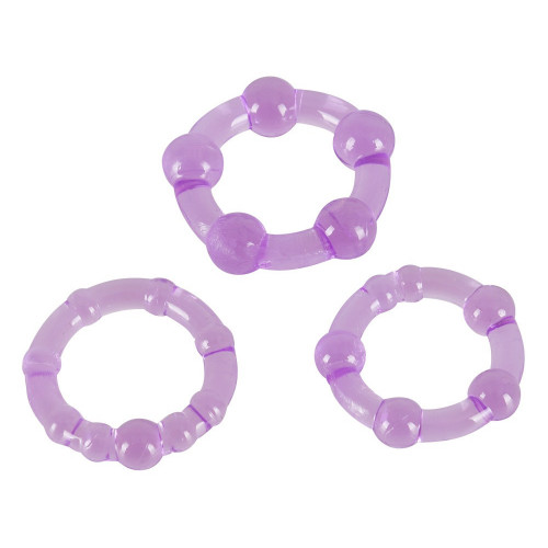 You2Toys Cock Rings Set "Get Hard" lila -...