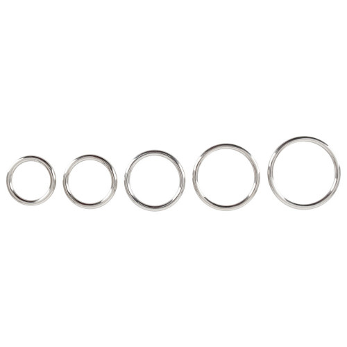Bad Kitty Set of 5 Metal Rings - Anello per il...