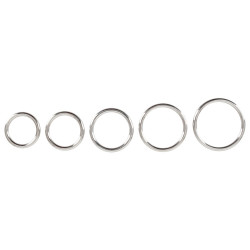 Bad Kitty Set of 5 Metal Rings - Anello per il Pene