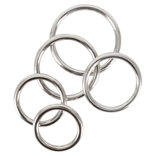 Bad Kitty Set of 5 Metal Rings - Anello per il...