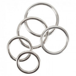 Bad Kitty Set of 5 Metal Rings - Anello per il Pene