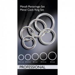 Bad Kitty Set of 5 Metal Rings - Anello per il Pene